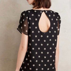 Anthropologie Puff Sleeve Blouse Shirt NWOT